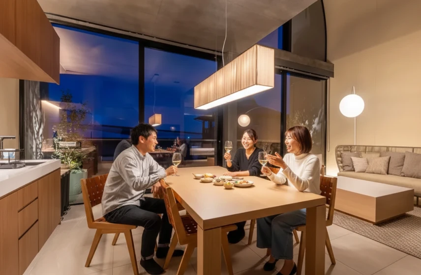 波音を聞きながら、語らう