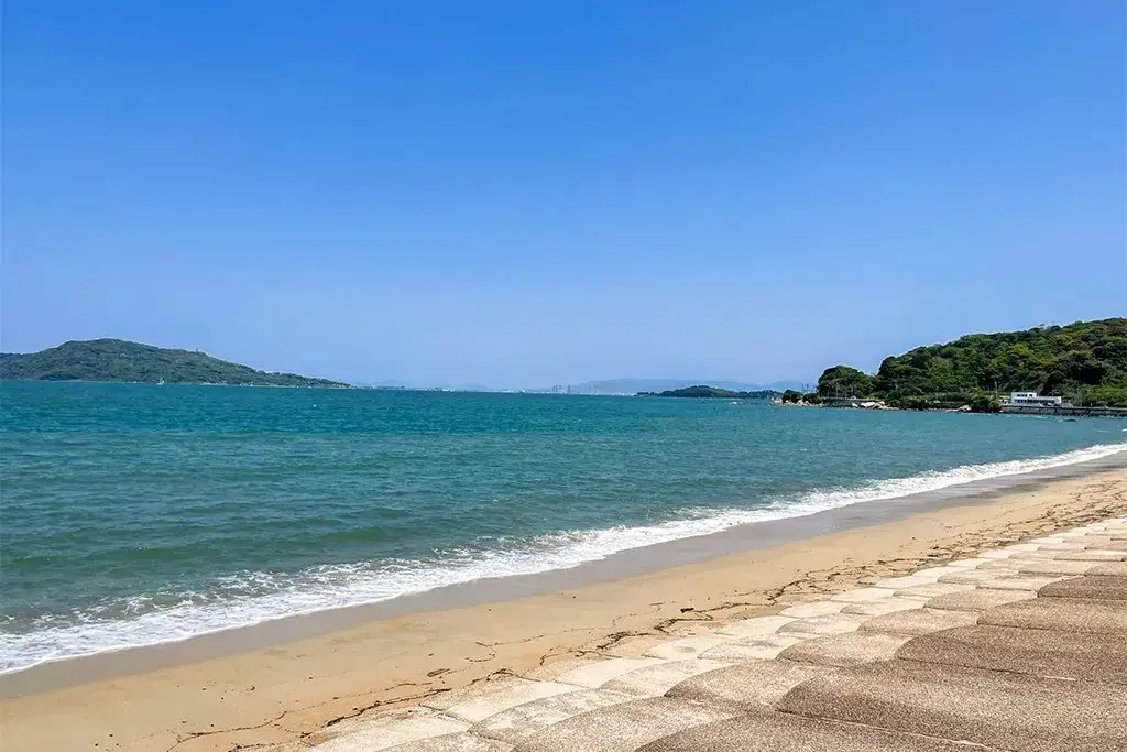 福岡県 今宿のビーチ