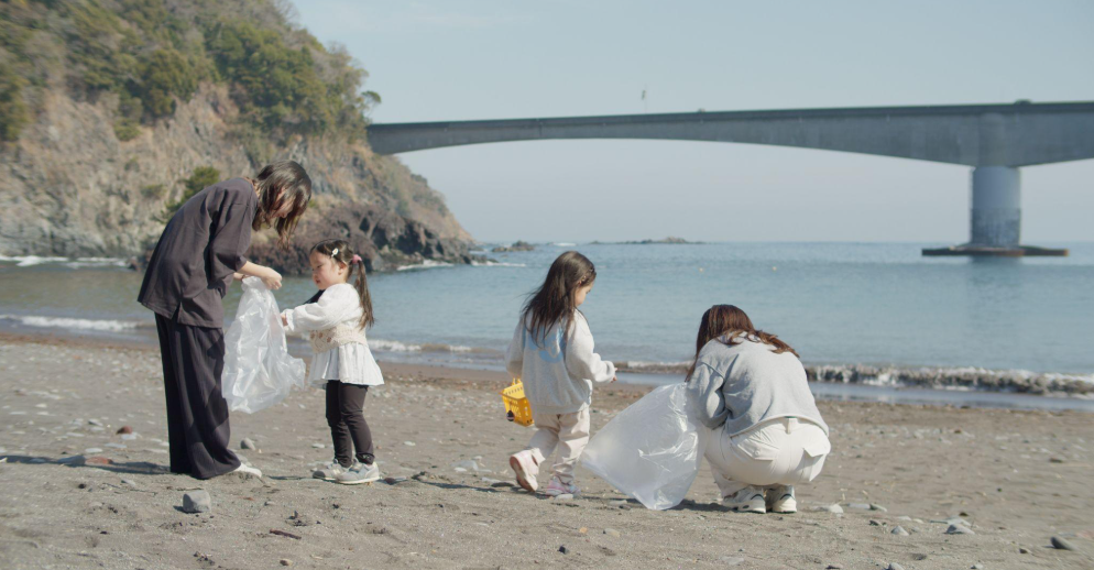 第1回WITH SEAビーチクリーンの様子